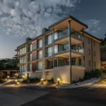 Marina Terrace Wanaka lakeside apartment view