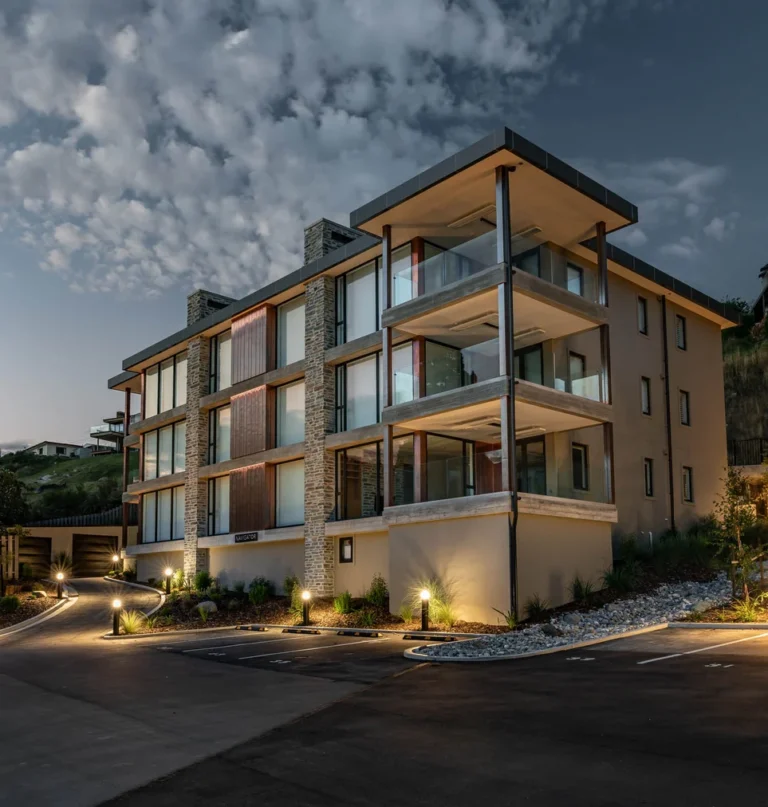 Marina Terrace Wanaka lakeside apartment view